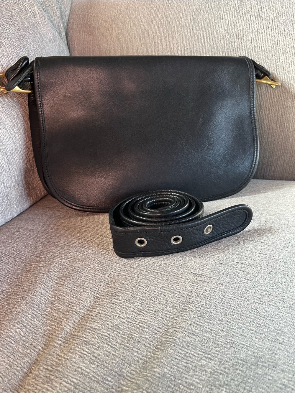Coach Black Leather Patricia’s Legacy 9951